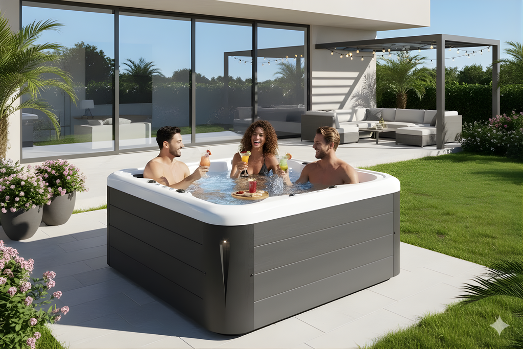 swimspa + cold tub